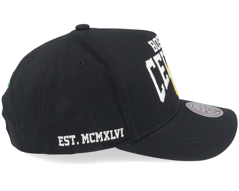 Boston Celtics Hardwood Classics Big Time Pro Snapback Hat Mitchell & Ness