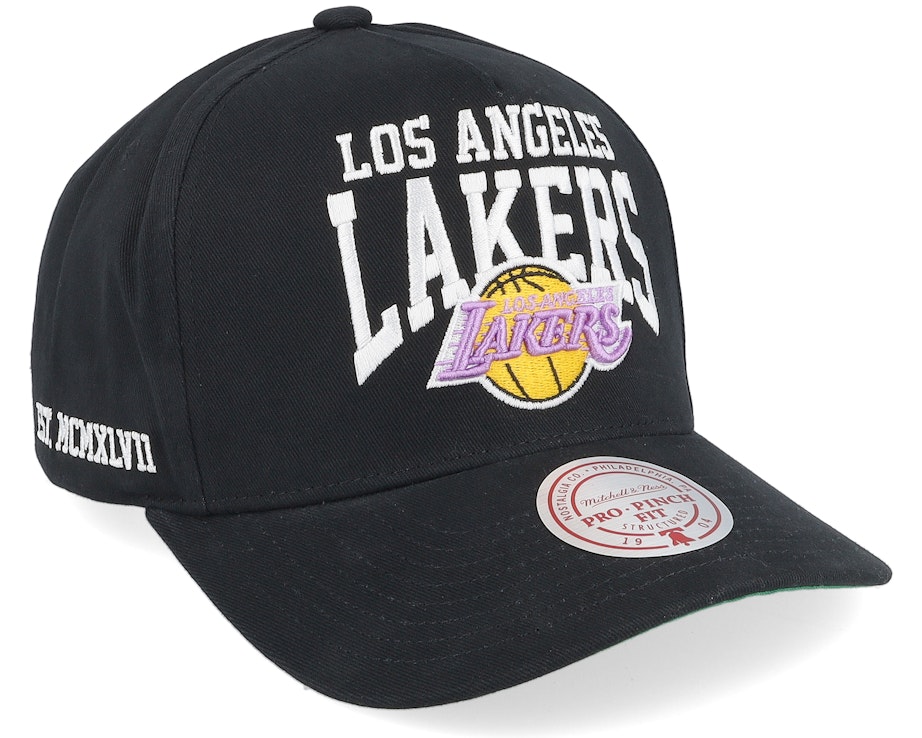 Los Angeles Lakers Vintage Big Time Pro Snapback Hat Mitchell & Ness