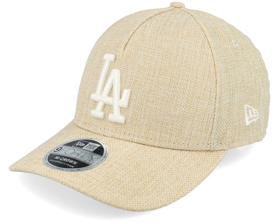 Los Angeles Dodgers 9FORTY M-crown Cotton Weave Stone A-frame Adjustable - New Era