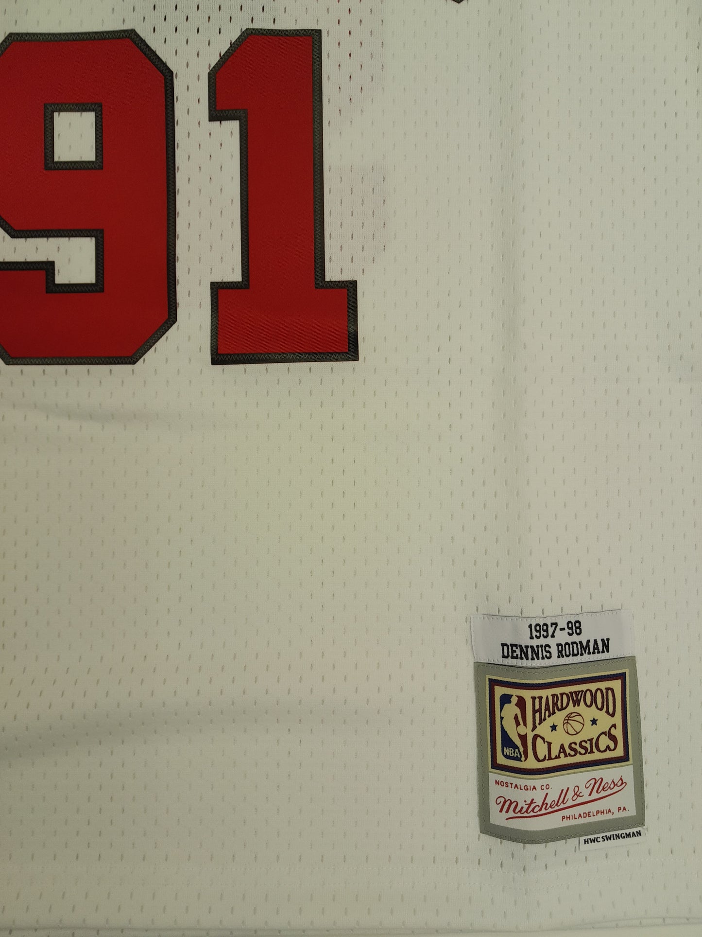Chicago Bulls Dennis Rodman Mitchell&Ness HWC Swingman Jersey