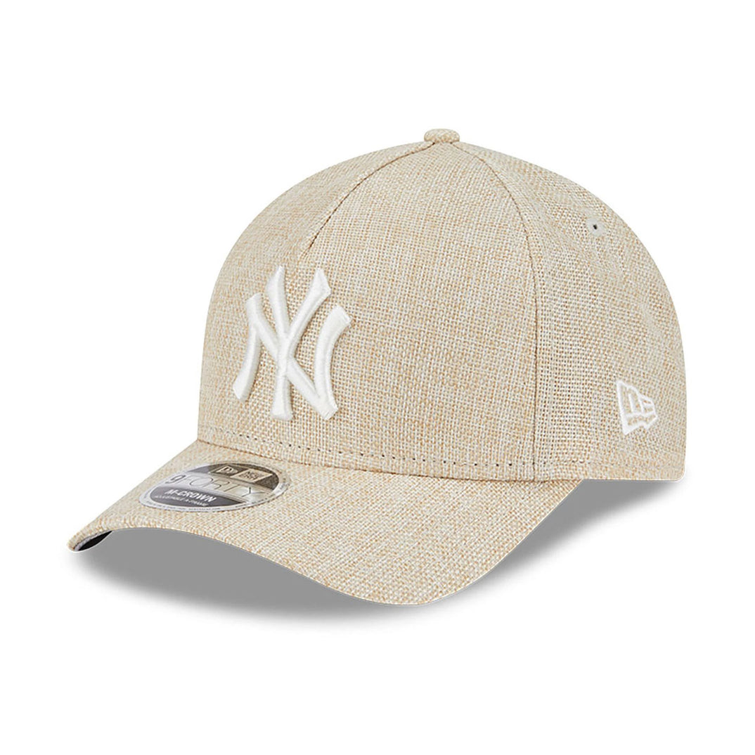 New York Yankees 9FORTY M-crown Cotton Weave Stone A-frame Adjustable New Era