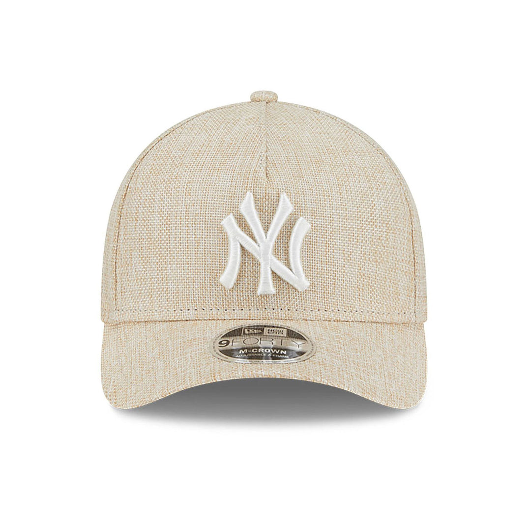 New York Yankees 9FORTY M-crown Cotton Weave Stone A-frame Adjustable New Era