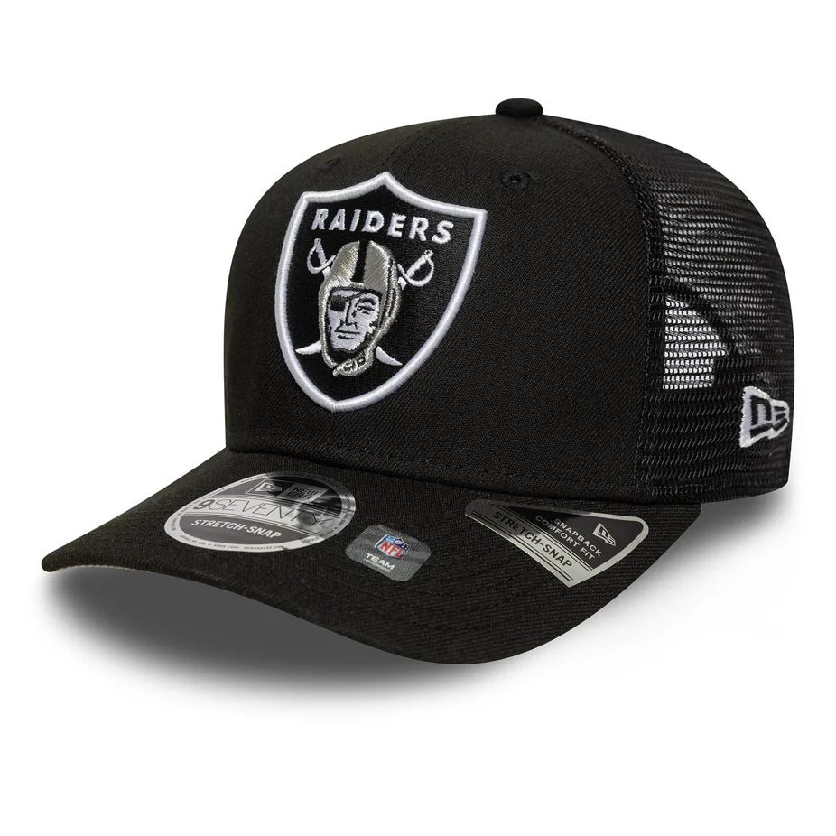 Las Vegas Raiders NFL Official Team Colour 9SEVENTY Stretch Snap Cap - New Era