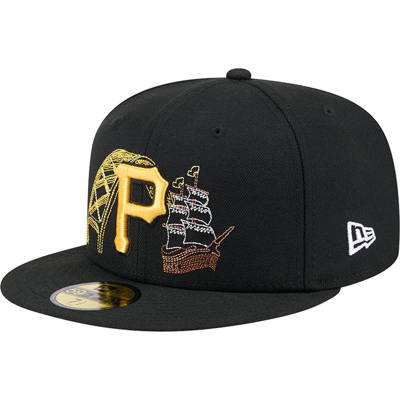 Pittsburgh Pirates State Stitch New Era 59FIFTY Fitted