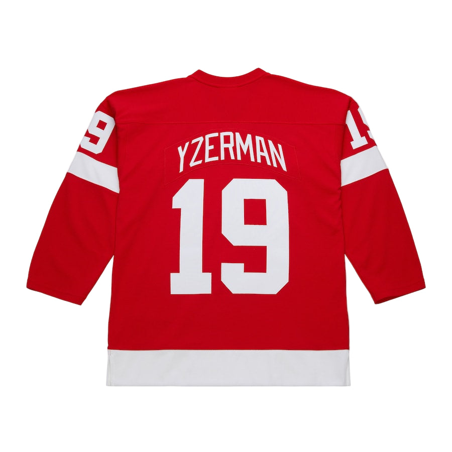 Detroit Red Wings 1996 Steve Yzerman Mitchell&Ness NHL BLUE LINE Vintage Hockey Jersey - Mitchell & Ness
