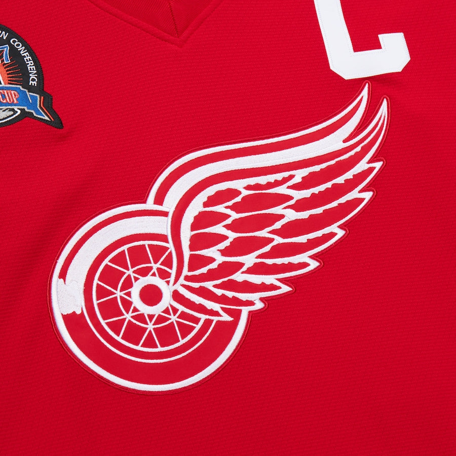 Detroit Red Wings 1996 Steve Yzerman Mitchell&Ness NHL BLUE LINE Vintage Hockey Jersey - Mitchell & Ness