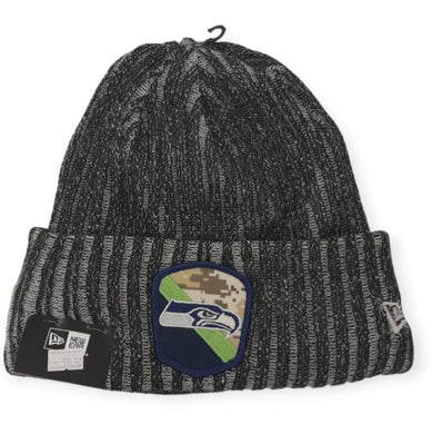 Seattle Seahawks New Era NFL Salute to Service Knitted Beanie