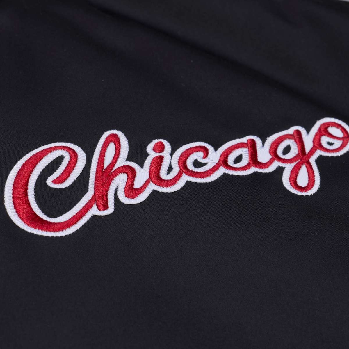 Chicago Bulls Throw it back Heavyweight Satin vintage Jacket  - Mitchell&Ness