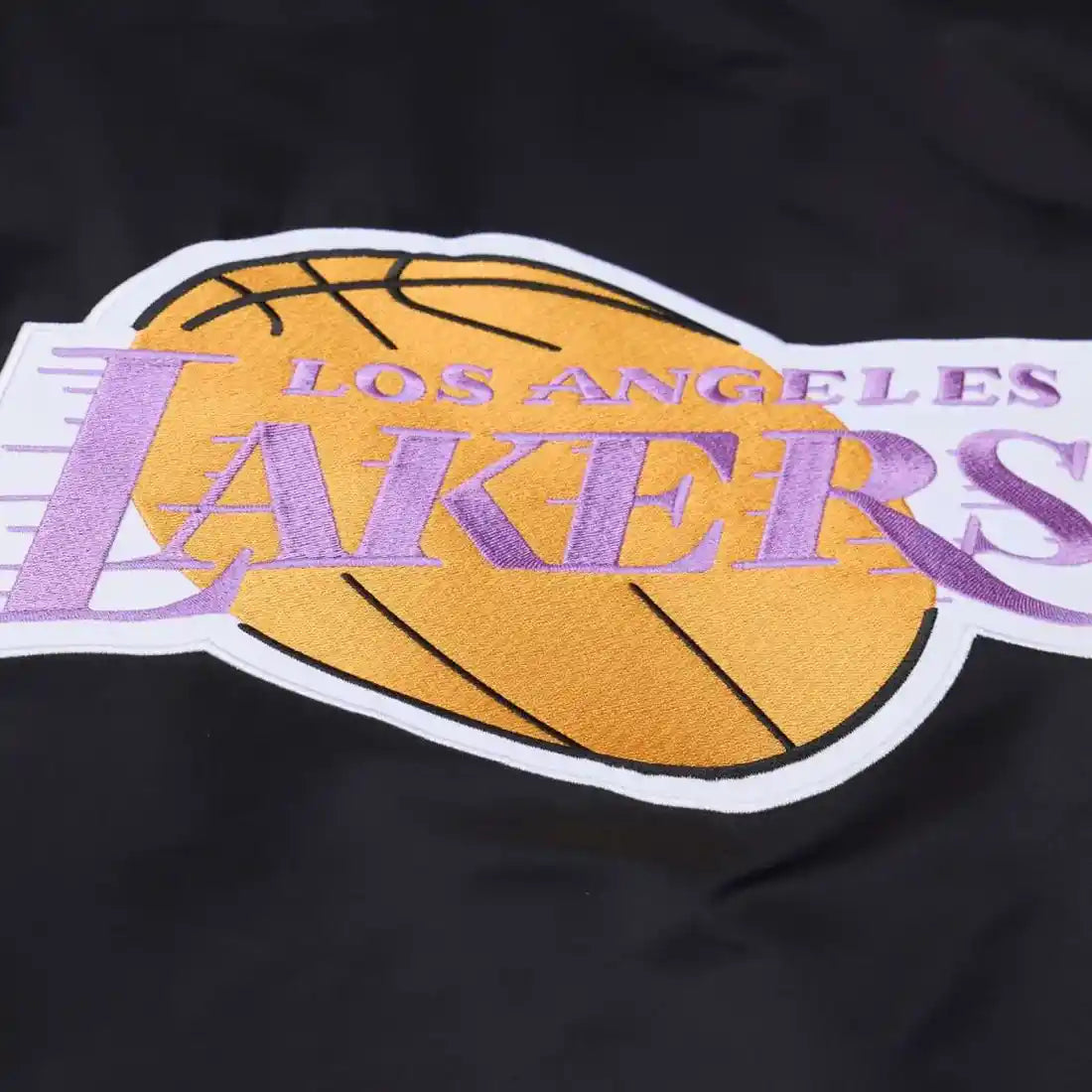 Los Angeles Lakers Throw it back Heavyweight Satin vintage Jacket - Mitchell&Ness