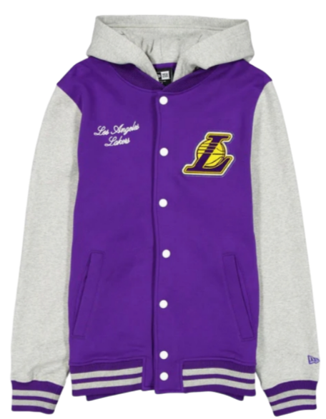 Los Angeles Lakers Throwback Prep New Era Jacket