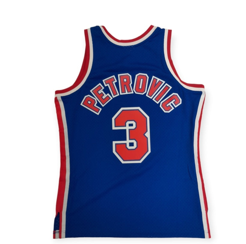 New Jersey Nets Drazen Petrovic Mitchell&Ness HWC Swingman Jersey