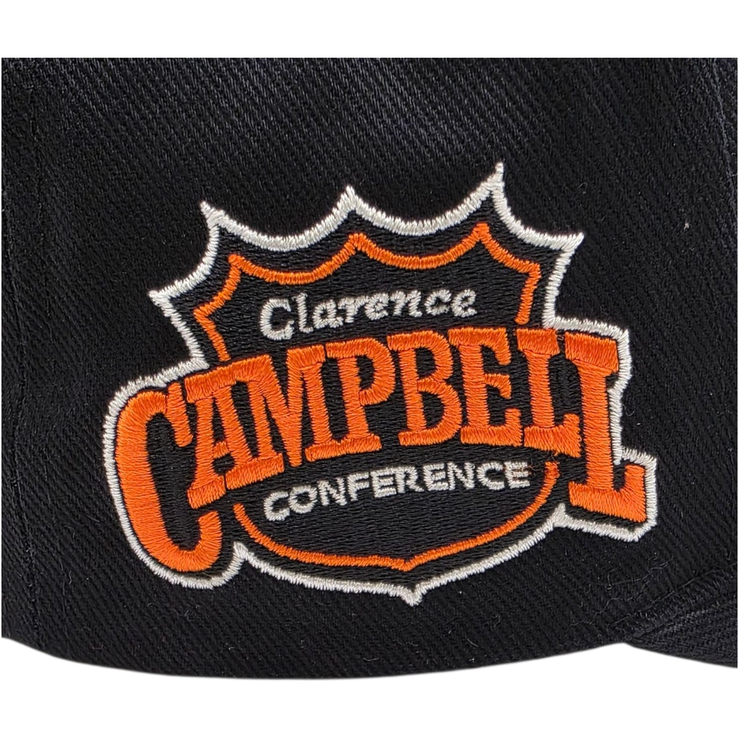 Los Angeles Kings Conference Patch Vintage Cap Black Snapback - Mitchell & Ness
