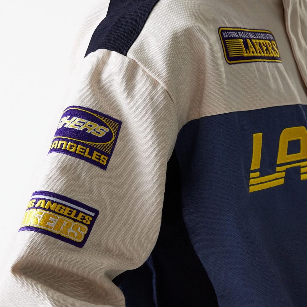 Los Angeles Lakers NBA Motorsport Jacke - New Era