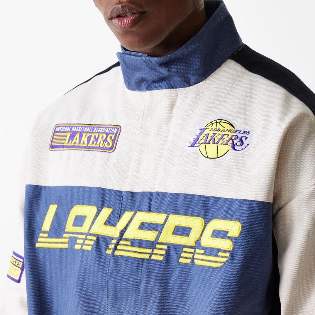Los Angeles Lakers NBA Motorsport Jacke - New Era