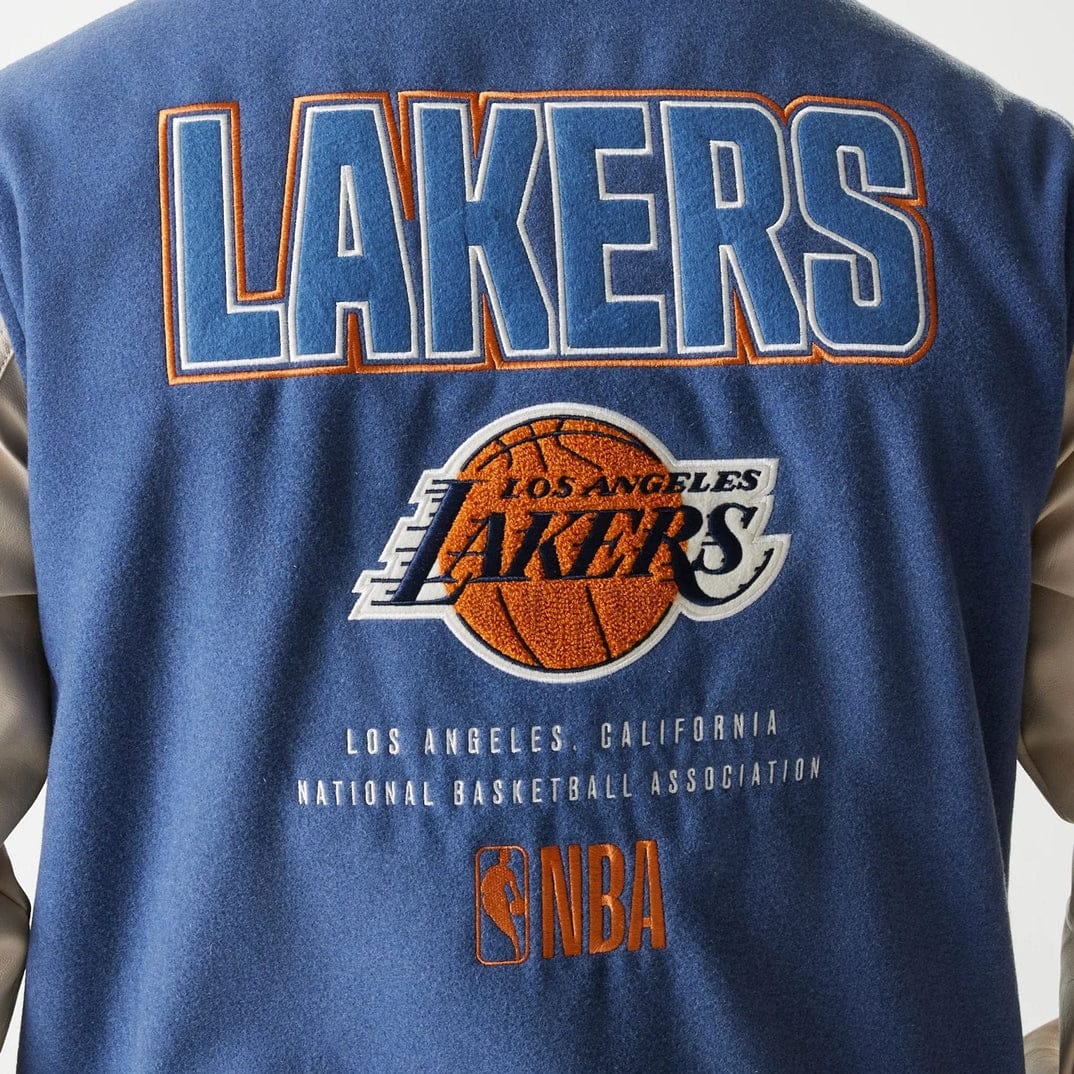 Los Angeles Lakers NBA Patch Collegejacke - New Era
