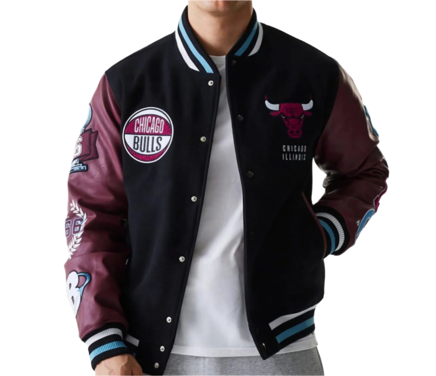 Chicago Bulls NBA Patch Collegejacke - New Era