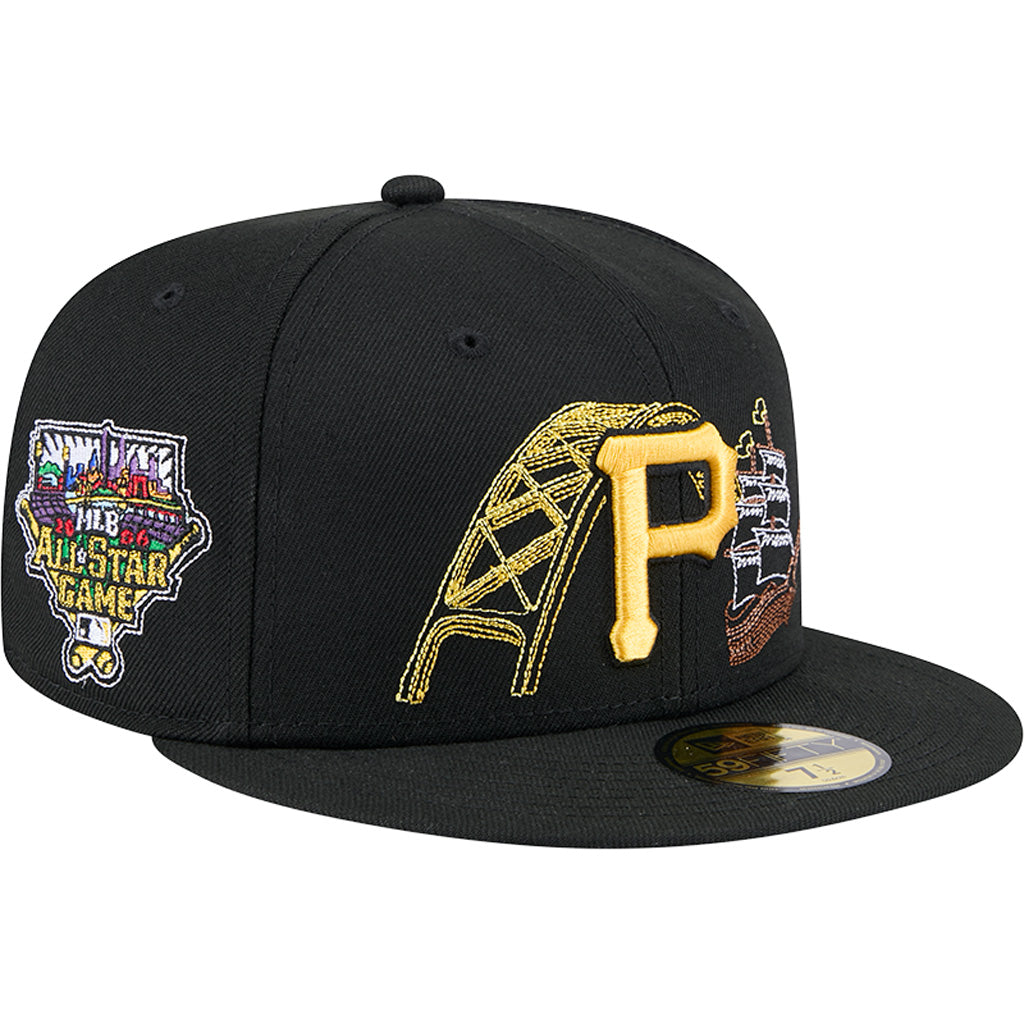 Pittsburgh Pirates State Stitch New Era 59FIFTY Fitted