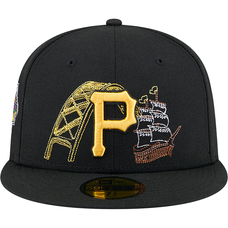 Pittsburgh Pirates State Stitch New Era 59FIFTY Fitted