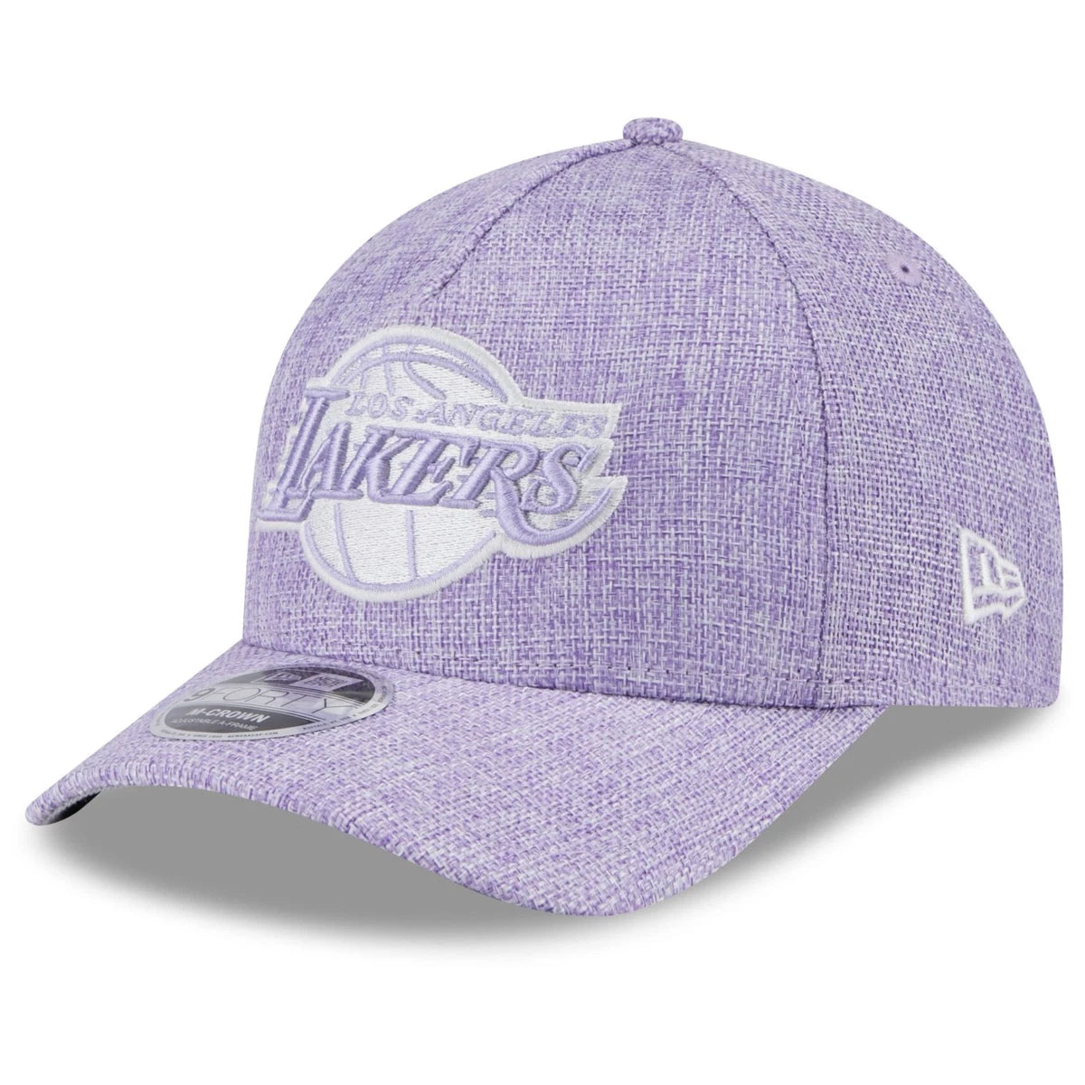Los Angeles Lakers Cotton Weave Purple 9FORTY M-Crown A-Frame New Era Snapback