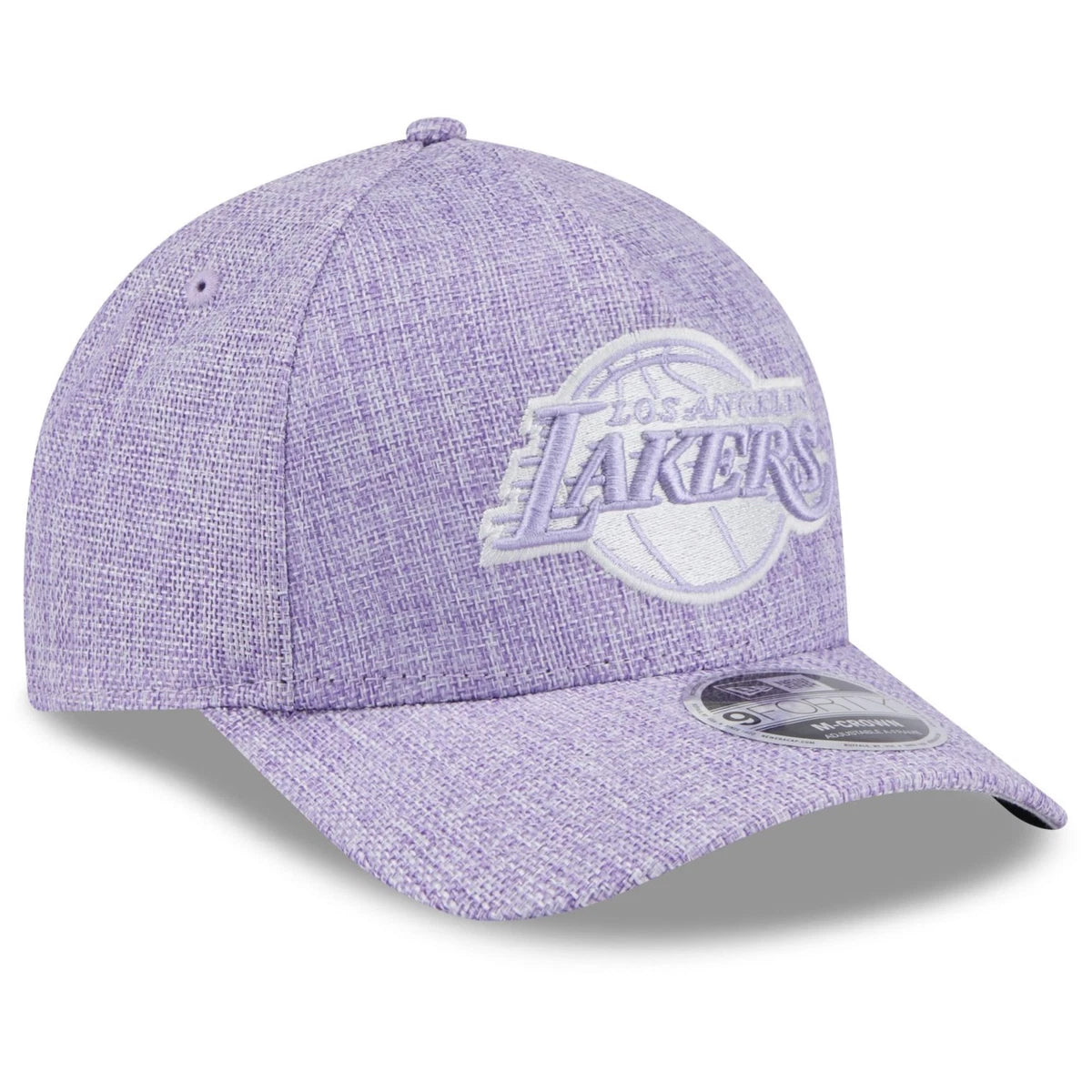 Los Angeles Lakers Cotton Weave Purple 9FORTY M-Crown A-Frame New Era Snapback