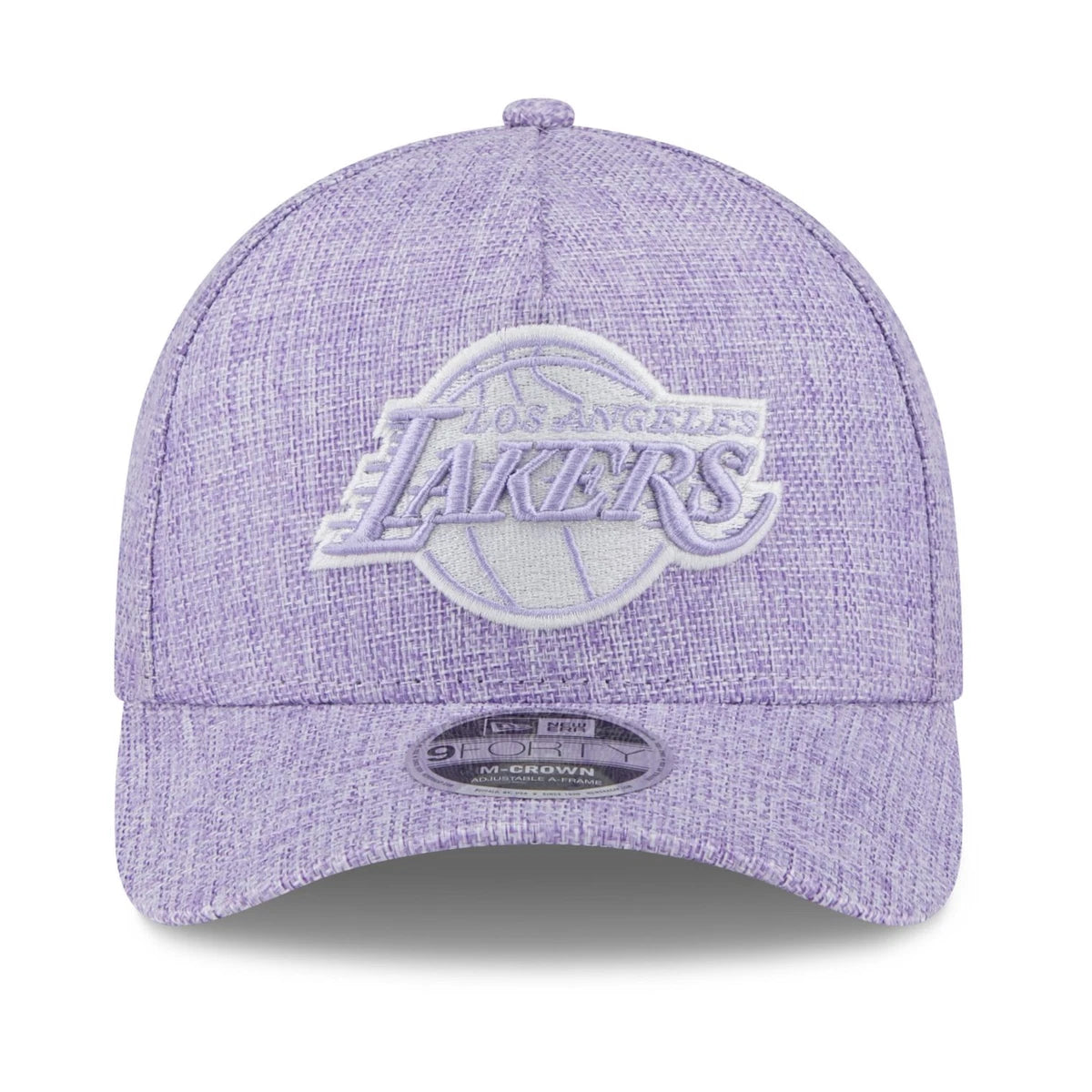 Los Angeles Lakers Cotton Weave Purple 9FORTY M-Crown A-Frame New Era Snapback
