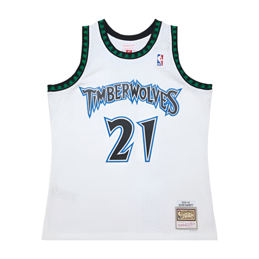 Kevin Garnett White Minnesota Timberwolves 2003/04 Swingman Jersey - Mitchell & Ness