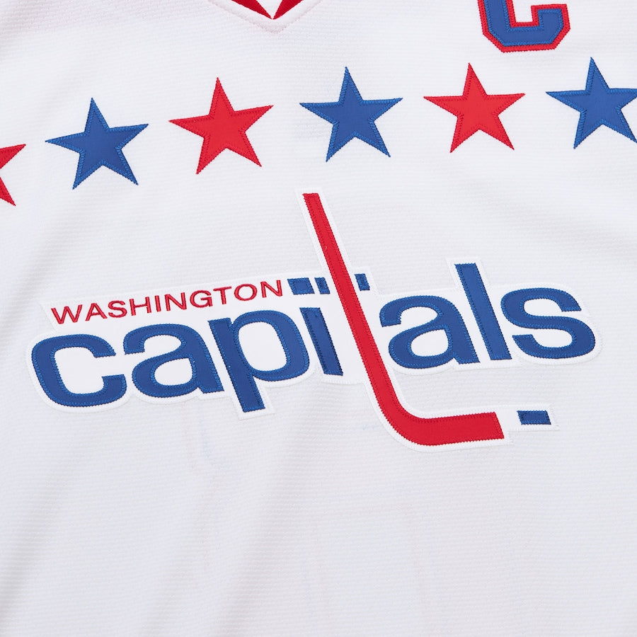 Blue Line Alexander Ovechkin Washington Capitals White Alternate 2012-13 Mitchell&Ness Jersey