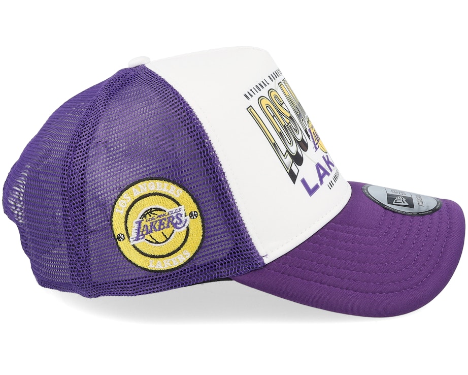 Los Angeles Lakers Team Colour New Era Tracker Adjustable Snapback Cap