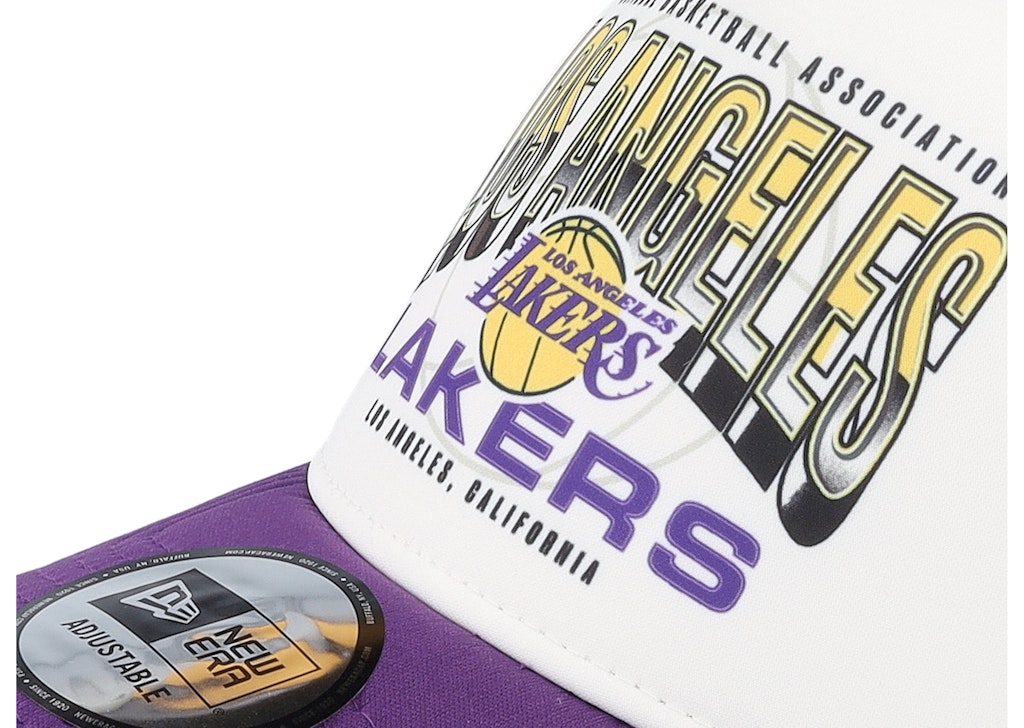 Los Angeles Lakers Team Colour New Era Tracker Adjustable Snapback Cap