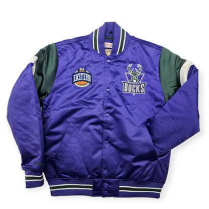 Milwaukee Bucks Mitchel&Ness NBA Heavyweight Satin Jacket