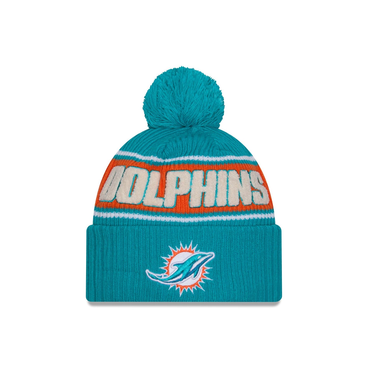 Miami Dolphins New Era NFL Sideline 2024 Beanie