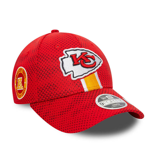 Kansas City Chiefs 2024 NFL Sideline New Era 9FORTY Flex Cap