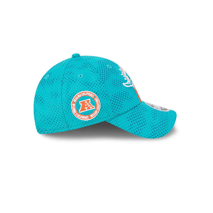 Miami Dolphins 2024 NFL Sideline New Era 9FORTY Flex Cap