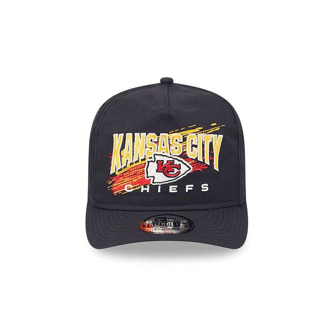 Kansas City Chiefs Throwback Brush Black Strapback - New Era