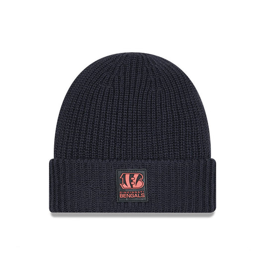 Cincinnati Bengals NFL Sideline 2025 Steel Clouds Cuff Knit Beanie - New Era