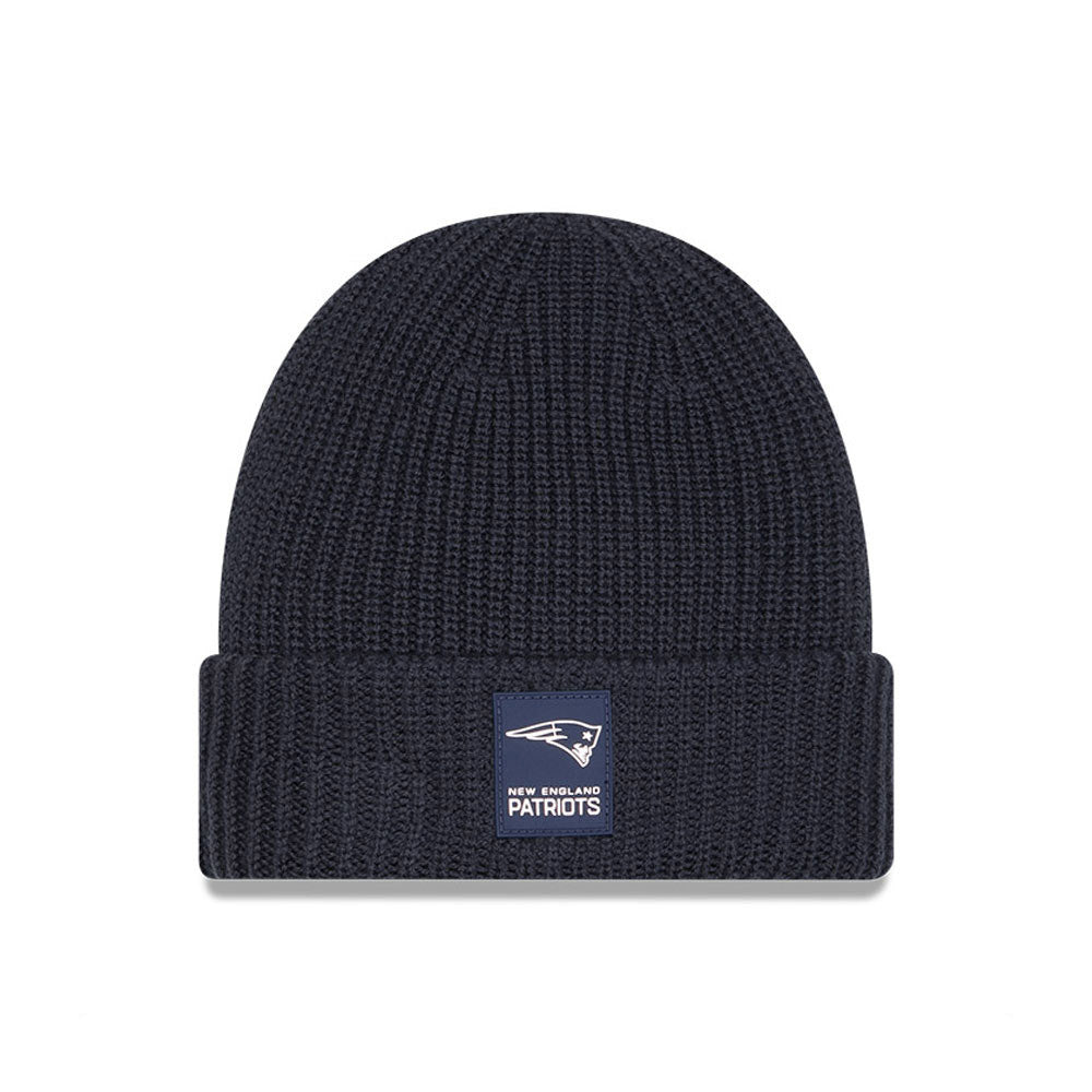 New England Patriots NFL Sideline 2025 Steel Clouds Cuff Knit Beanie - New Era