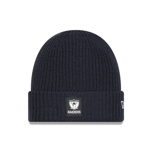 Las Vegas Raiders NFL Sideline 2025 Steel Clouds Cuff Knit Beanie - New Era
