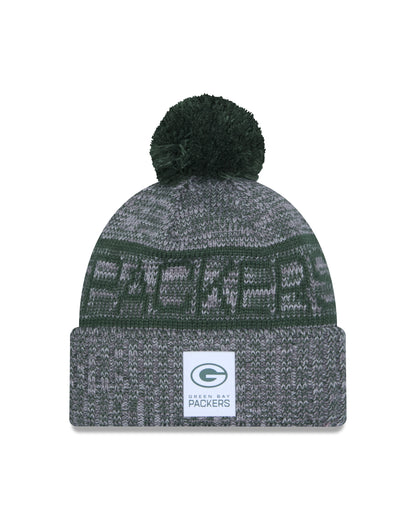 Green Bay Packers NFL Sideline 2025 Sport Knit Wintermütze - New Era