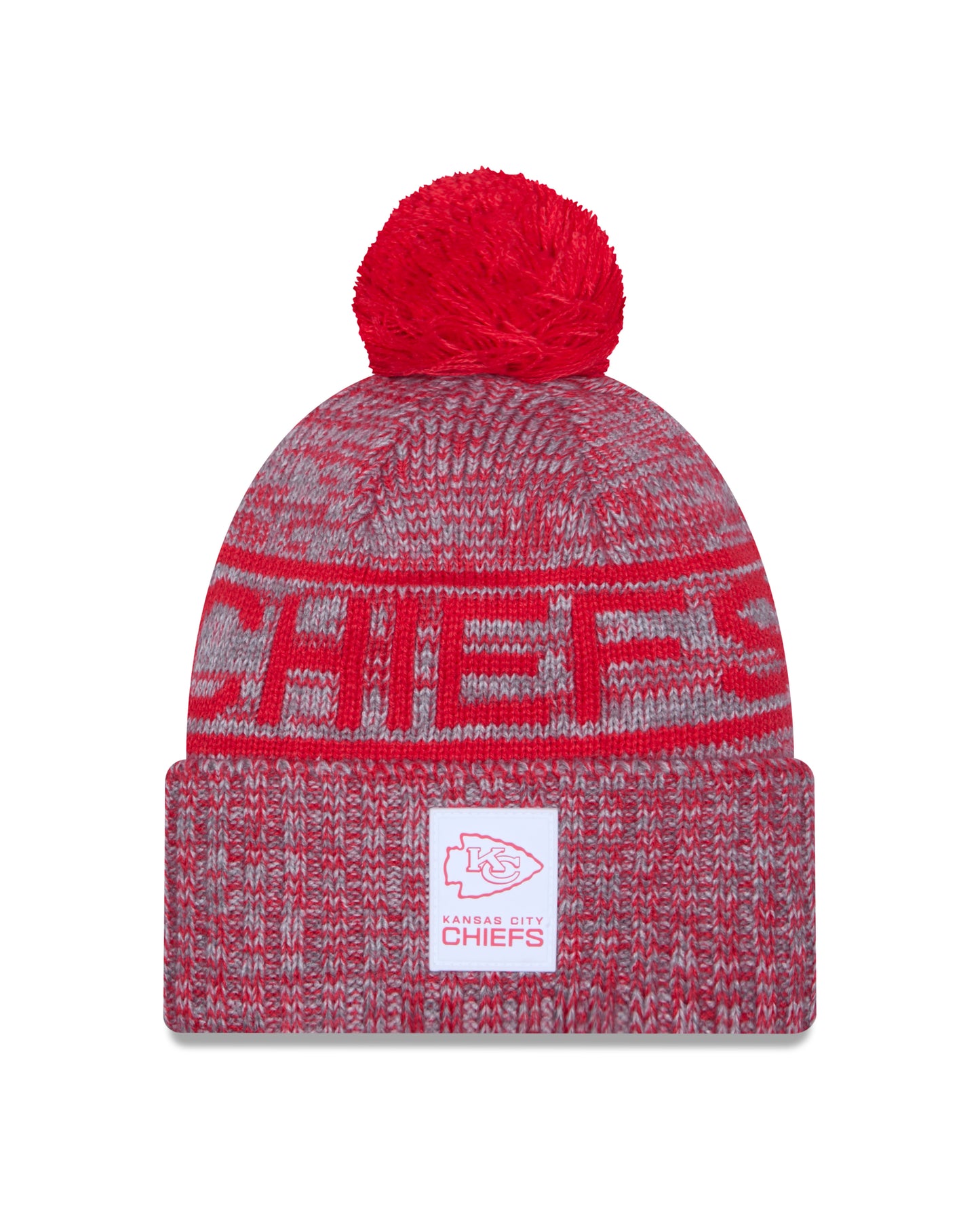 Kansas City Chiefs NFL Sideline 2025 Sport Knit Wintermütze - New Era