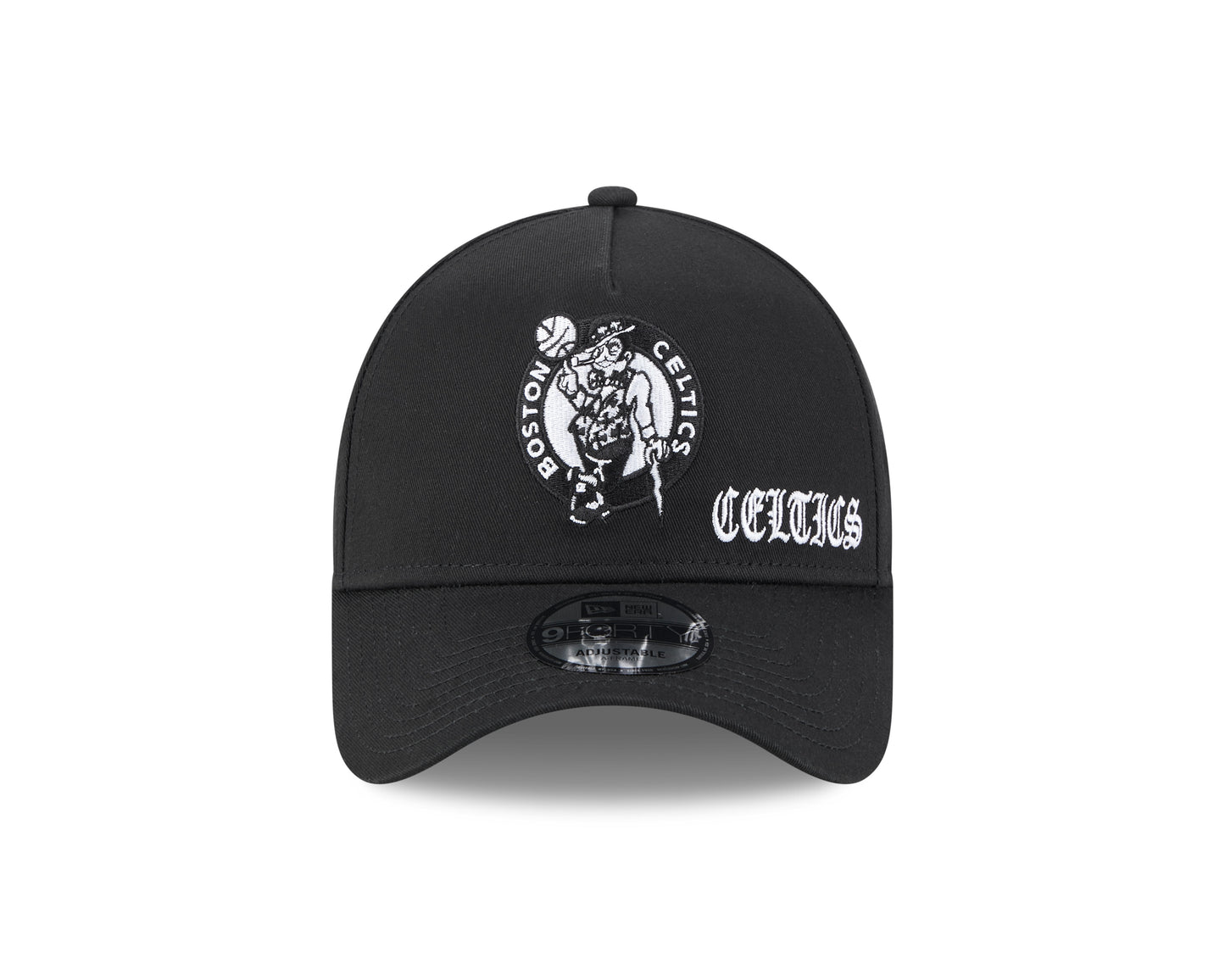 Boston Celtics NBA Gothic 9FORTY A-Frame Snapback Cap - New Era