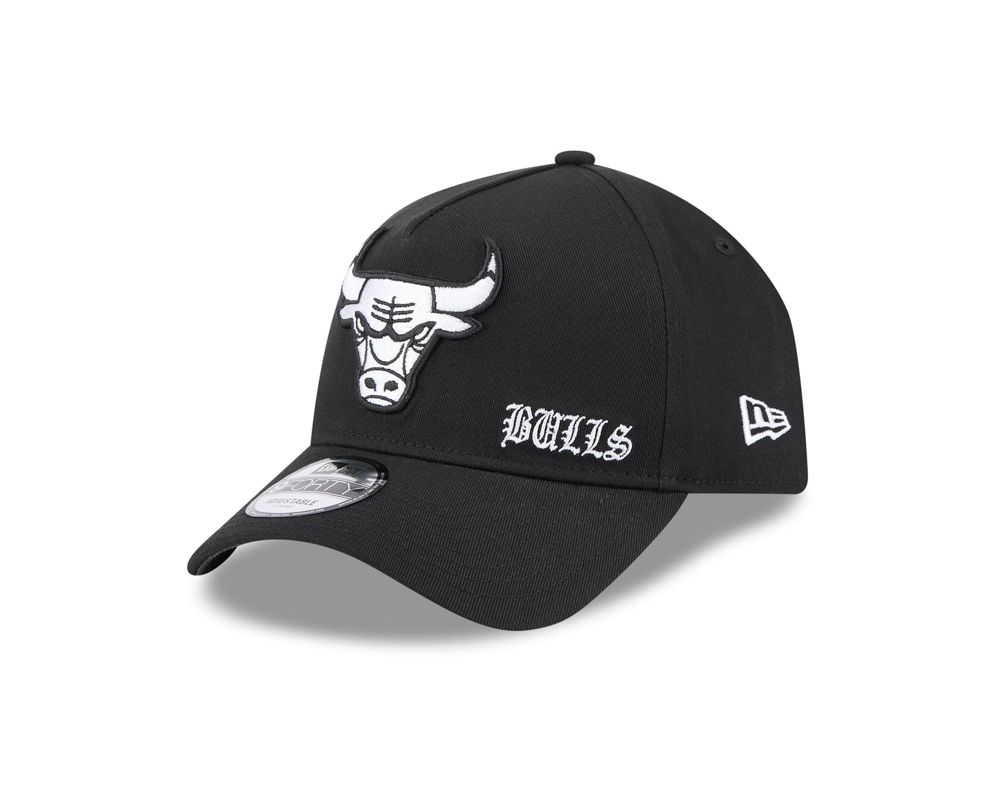 Chicago Bulls NBA Gothic 9FORTY A-Frame Snapback Cap - New Era