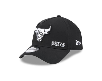 Chicago Bulls NBA Gothic 9FORTY A-Frame Snapback Cap - New Era