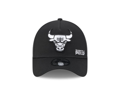Chicago Bulls NBA Gothic 9FORTY A-Frame Snapback Cap - New Era