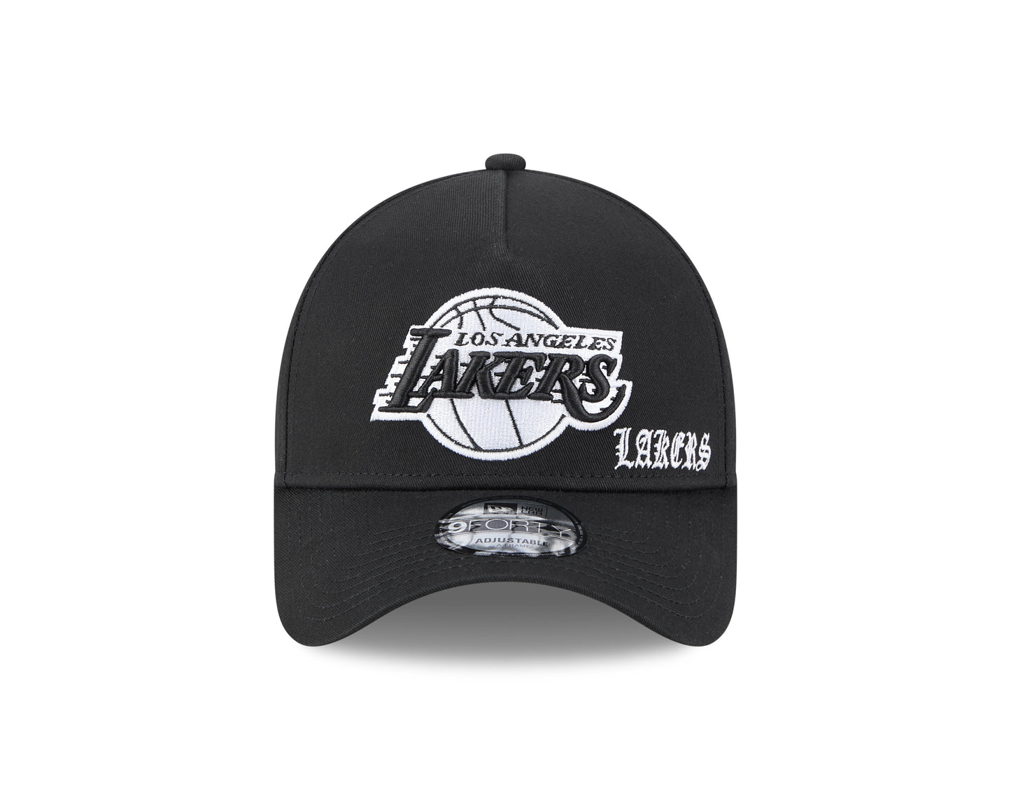 Los Angeles Lakers NBA Gothic 9FORTY A-Frame Snapback Cap - New Era