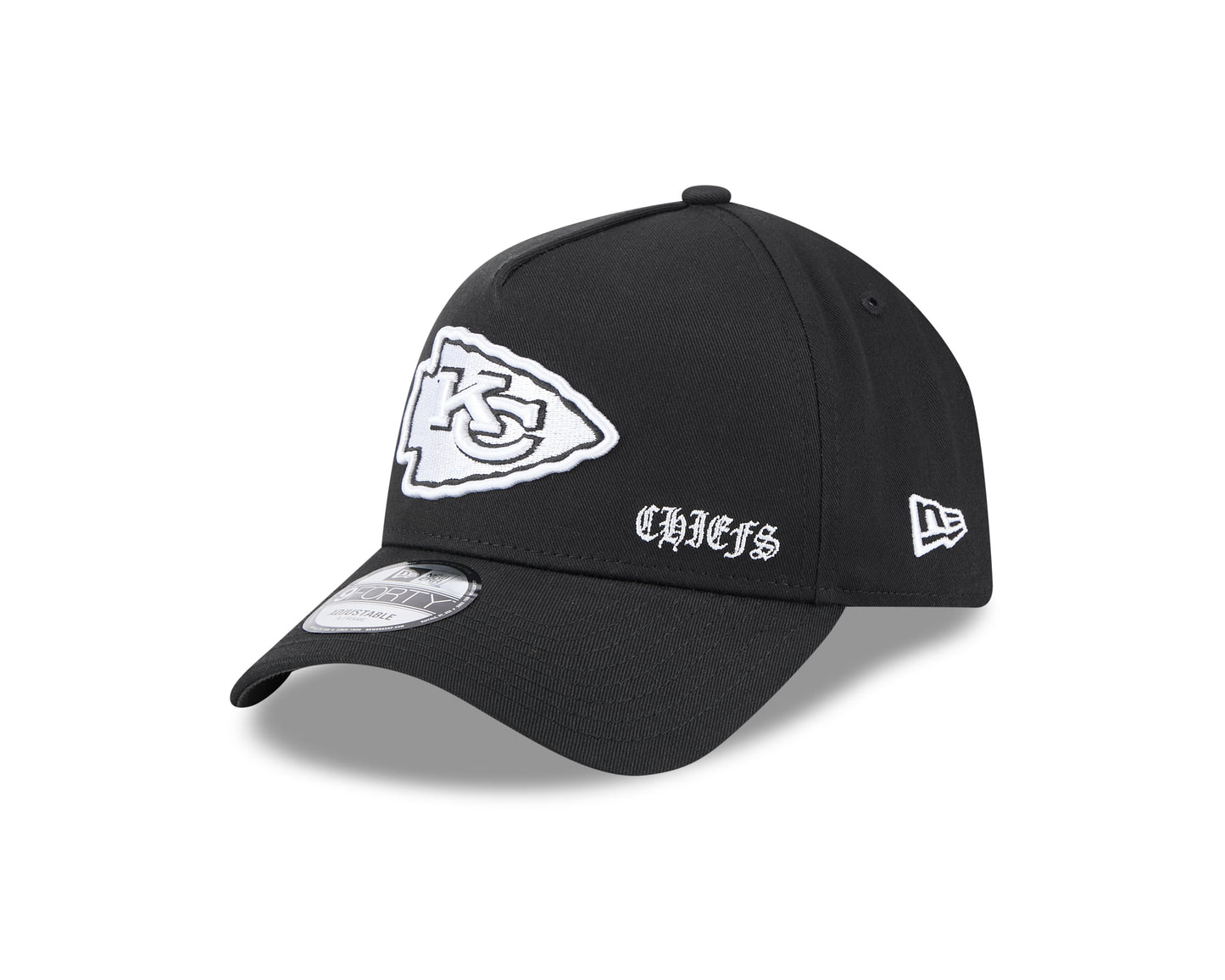 Kansas City Chiefs NFL Gothic 9FORTY A-Frame Snapback Cap - New Era