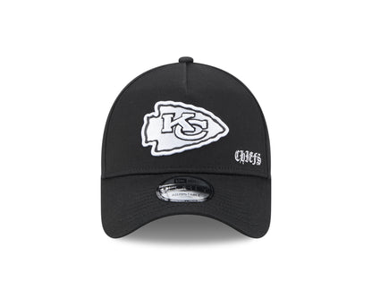 Kansas City Chiefs NFL Gothic 9FORTY A-Frame Snapback Cap - New Era