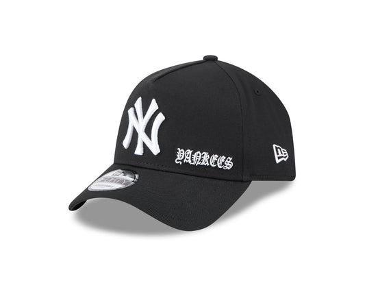 New York Yankees MLB Gothic 9FORTY A-Frame Snapback Cap - New Era