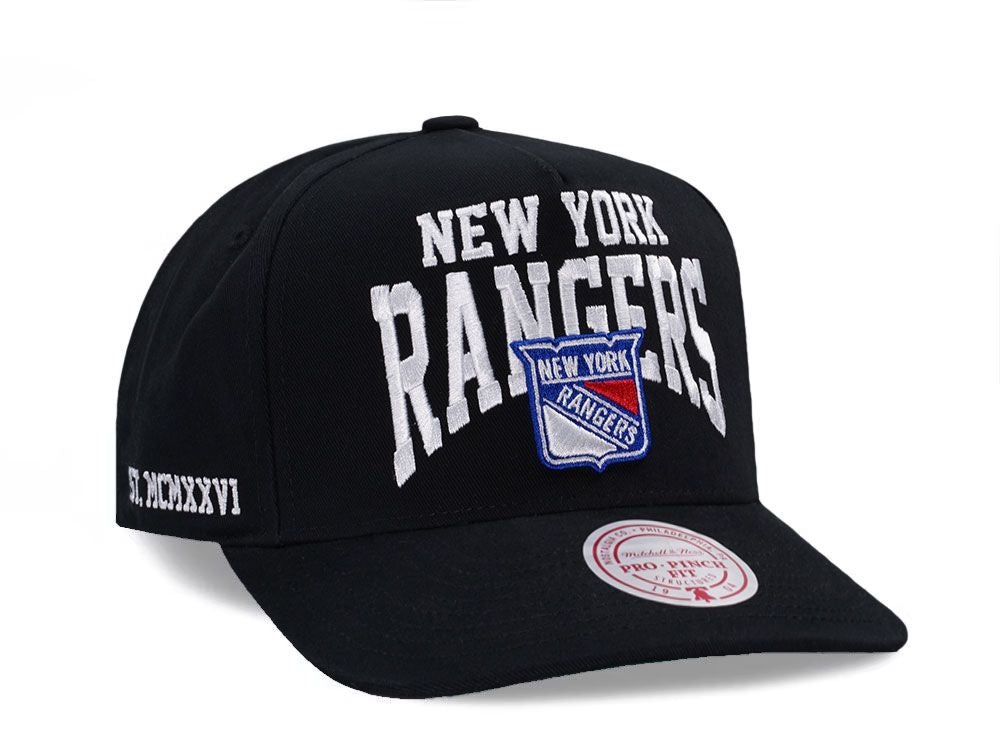 New York Rangers Vintage Big Time Pro Snapback Hat Mithell & Ness