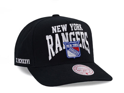 New York Rangers Vintage Big Time Pro Snapback Hat Mithell & Ness