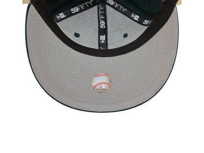 Oakland Athletics World Series Edition Green New Era 59Fifty Dogear Fitted Cap